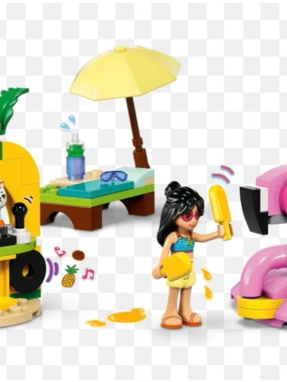 LEGO Pink Flamingo & Unicorn Pool Float Playset - Kids Toys 99 pc